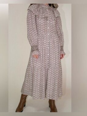 SEA NEW YORK amalia floral ruffle dress xs